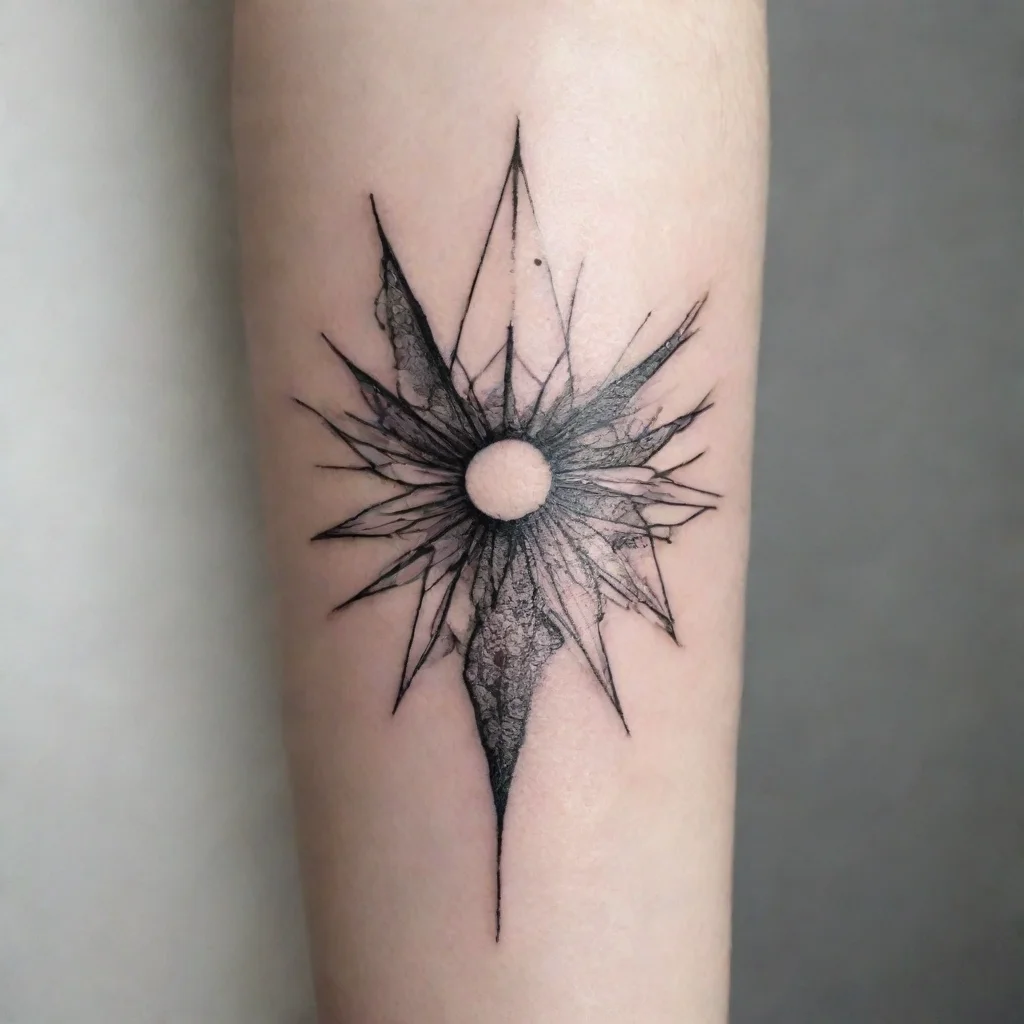 aifine fine line black and white tattoo