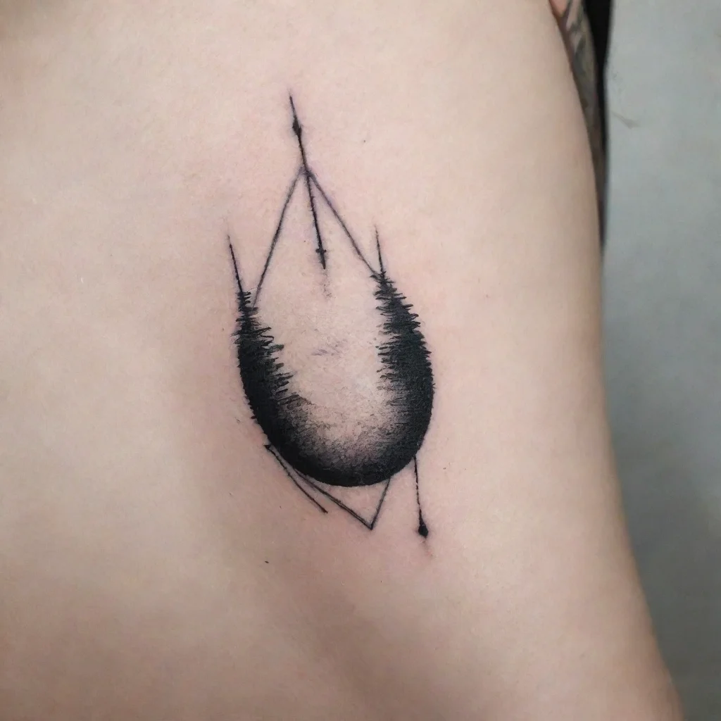 fine line black and white tattoo wlw