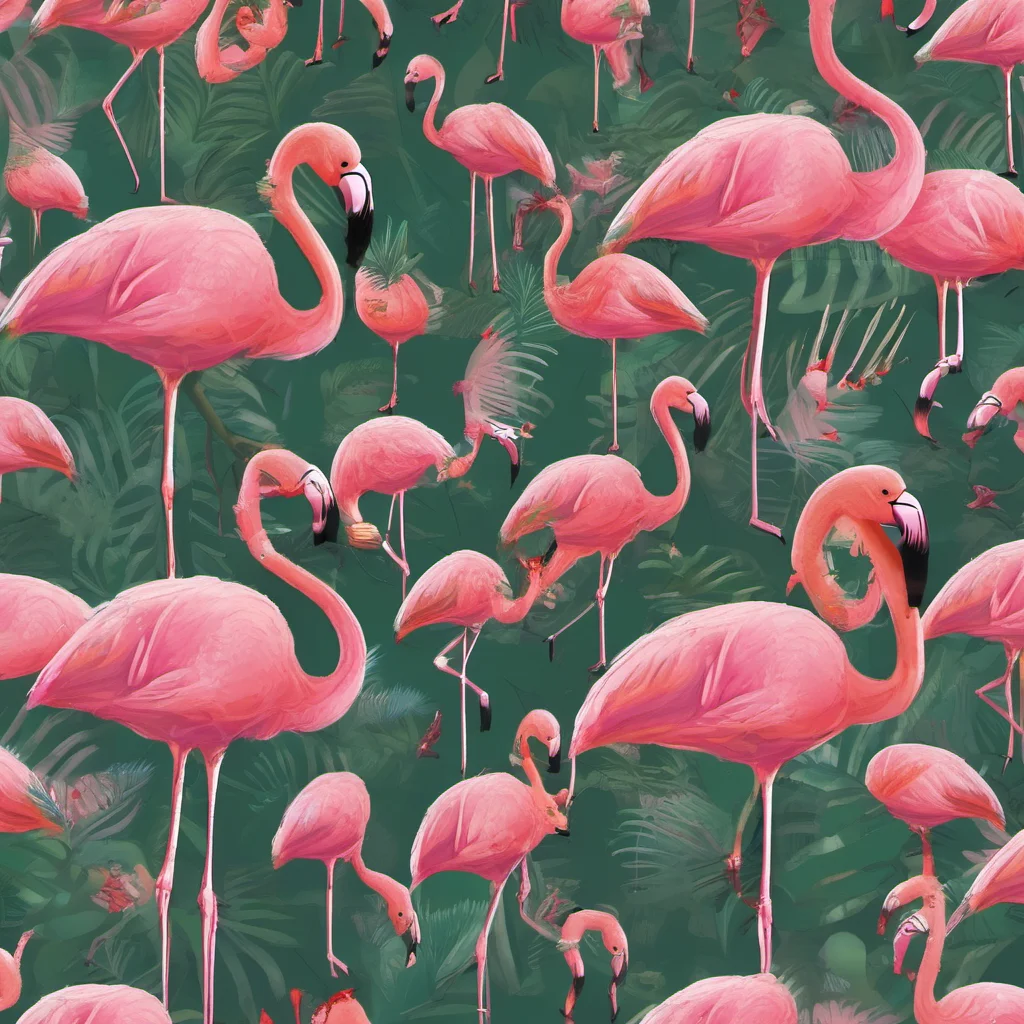 flamingo bugsnax confident engaging wow artstation art 3