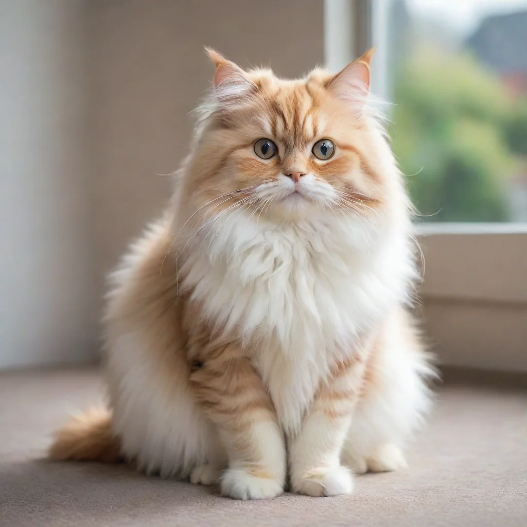 fluffy cat