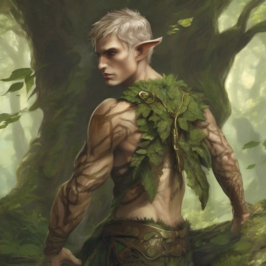 aiforest fae elf man short hair fantasy art warrior amazing awesome portrait 2