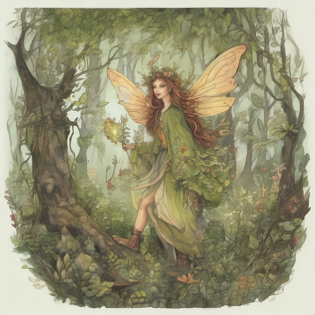aiforest folk fairy mistical woods  good looking trending fantastic 1