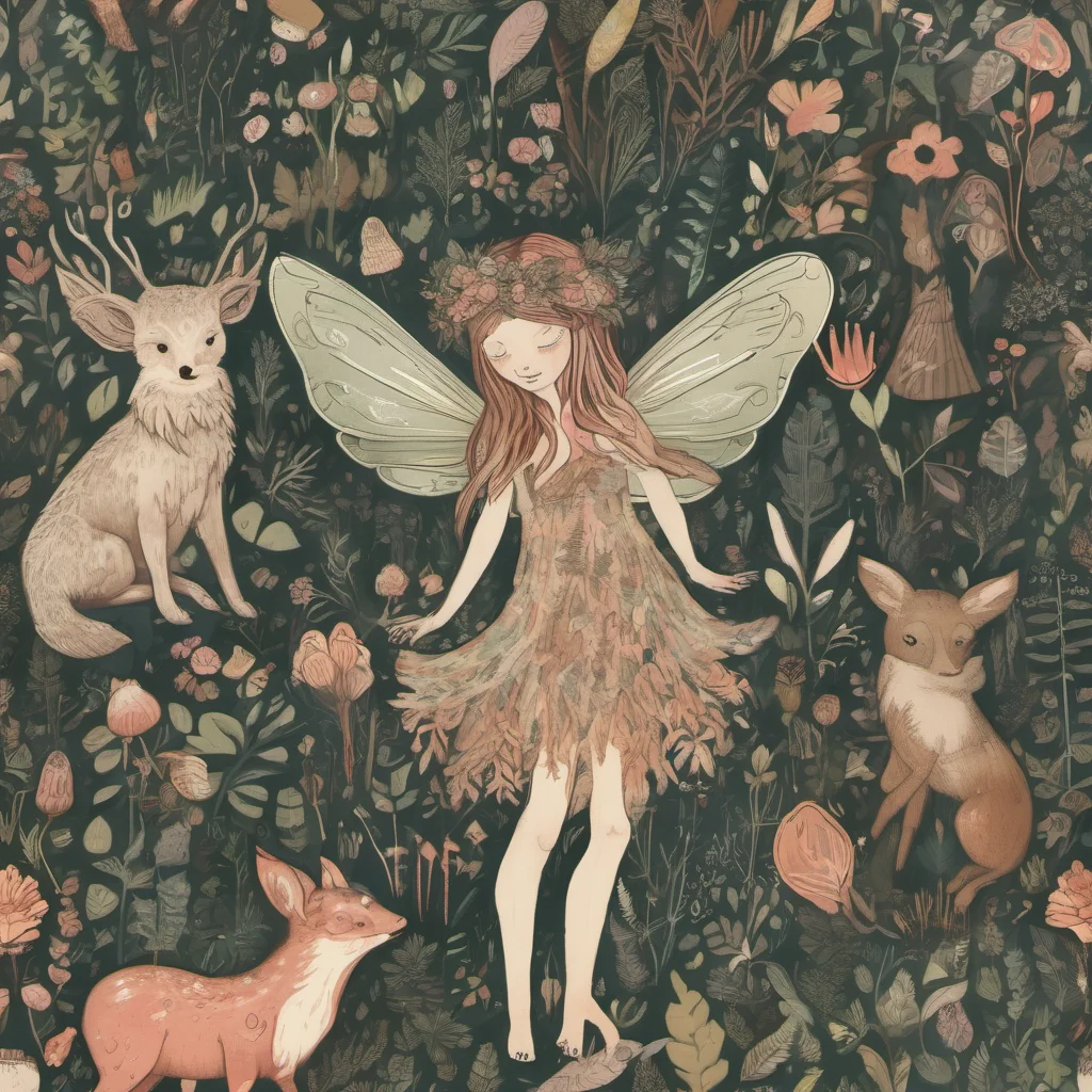 aiforest folk fairy mistical woods pibk good looking trending fantastic 1