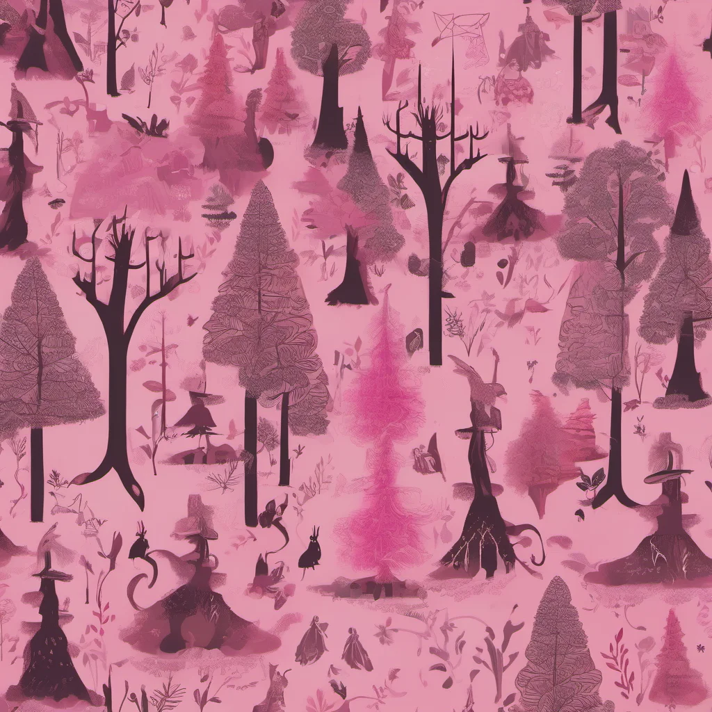 aiforest folk fairy mistical woods pink confident engaging wow artstation art 3