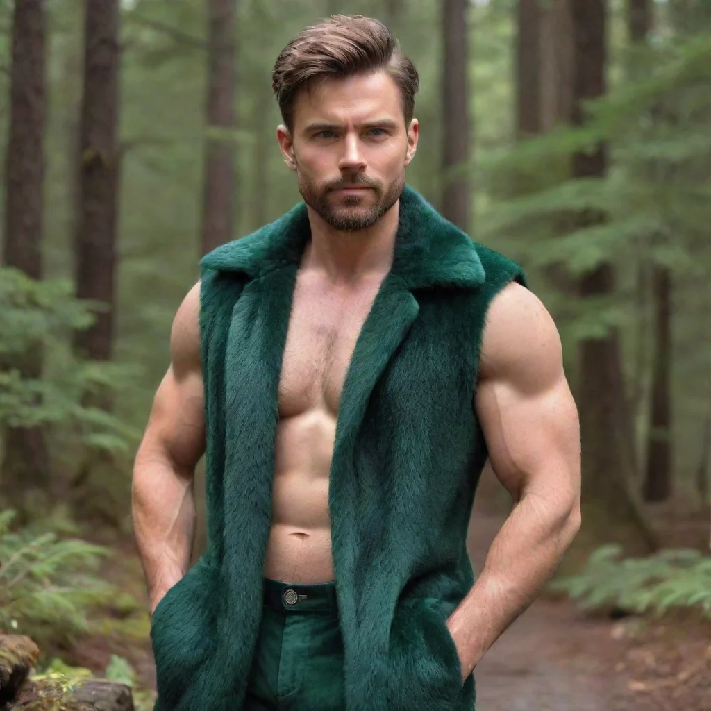 forest green furry masculine
