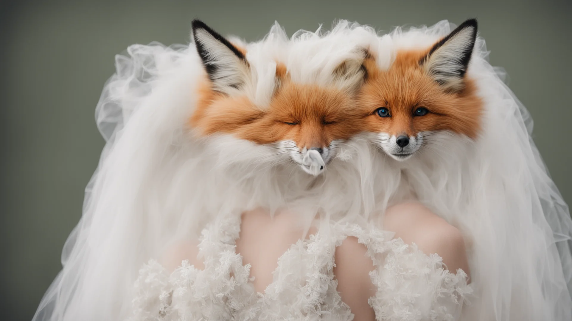 aifox furry bride amazing awesome portrait 2 wide