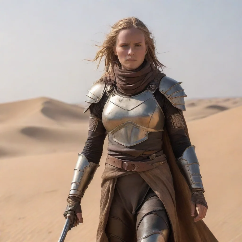 fremen female warrior on dune