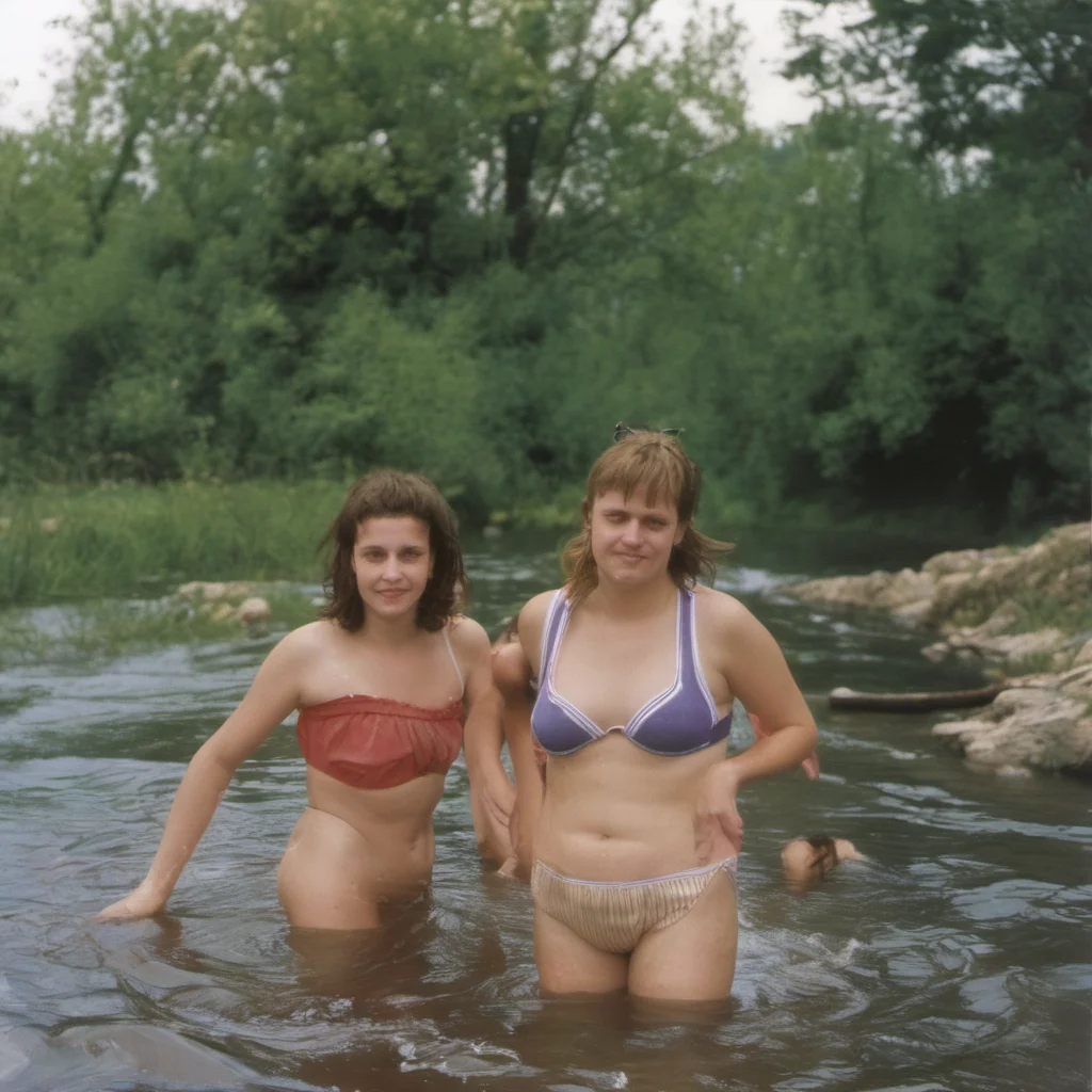 aifrench girls bathing in a river   in 2000 good looking trending fantastic 1