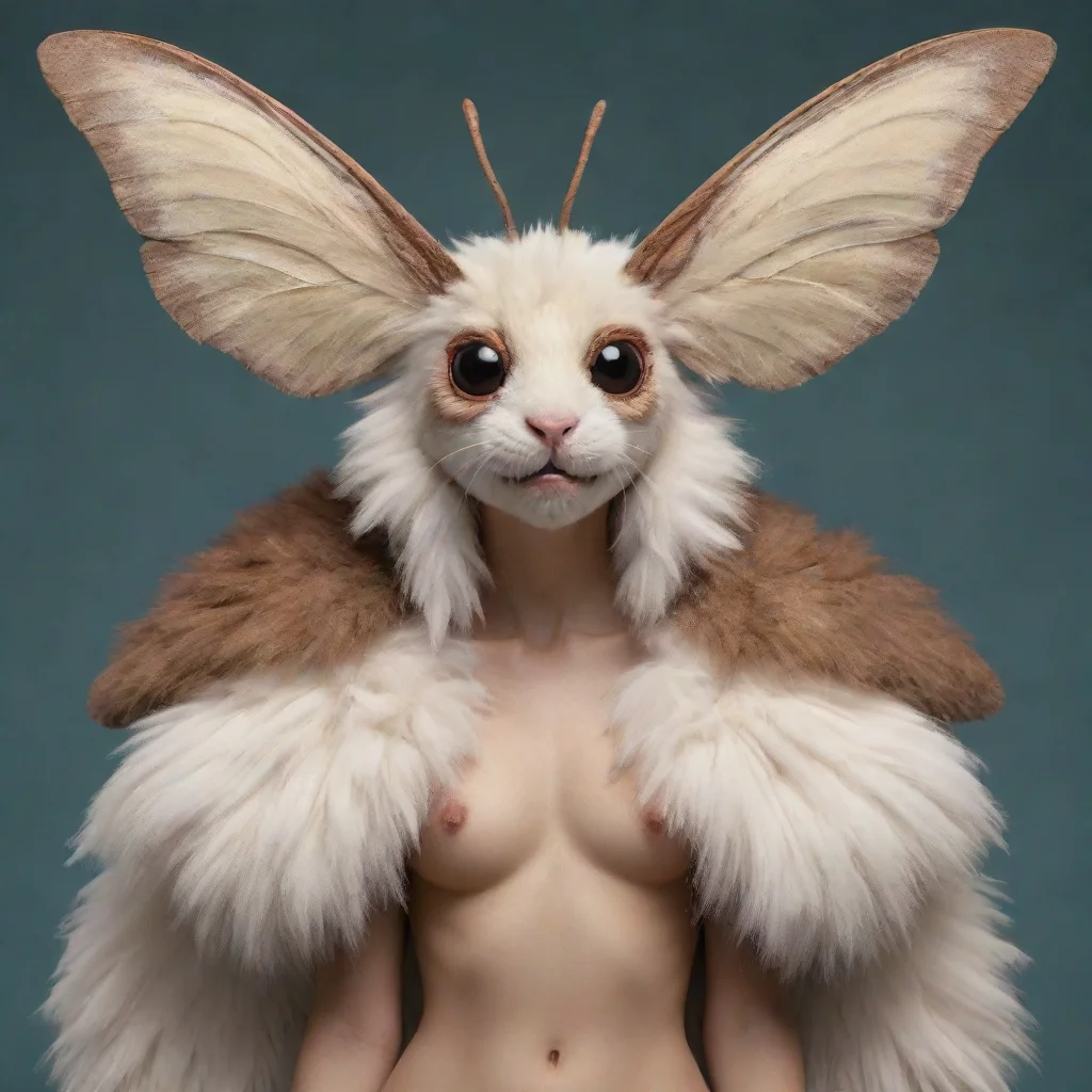 fur covered anthro moth