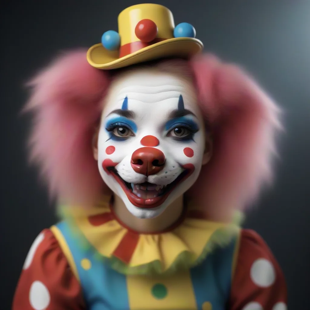 aifurry dog clown girl