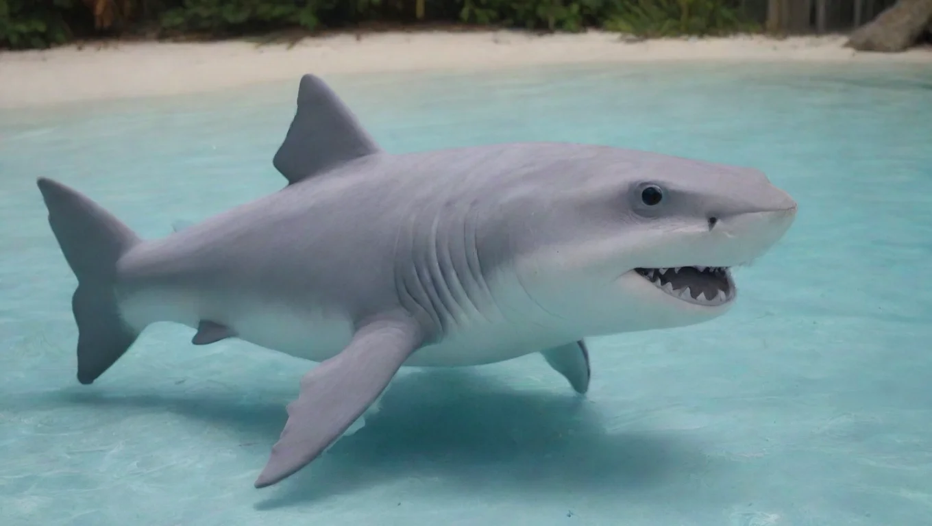 furry shark  widescreen