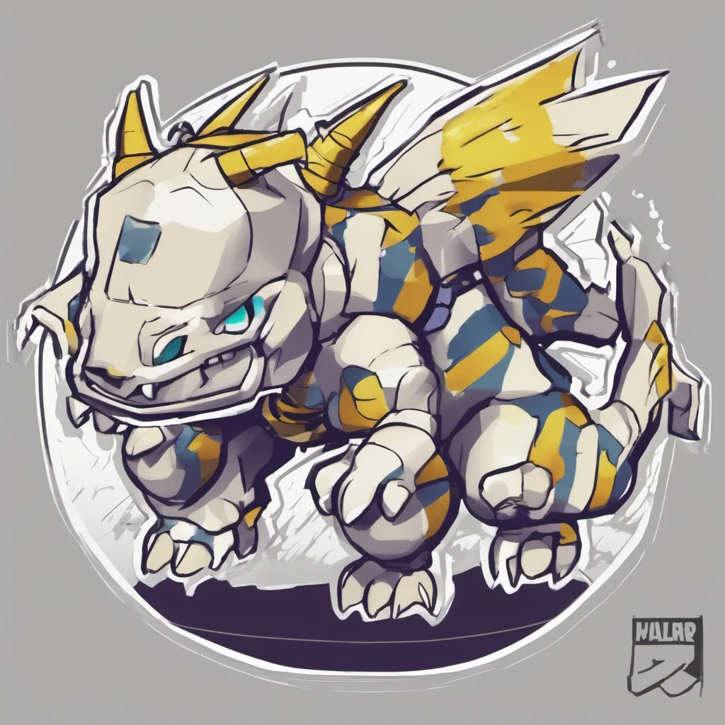 gabumon confident engaging wow artstation art 3