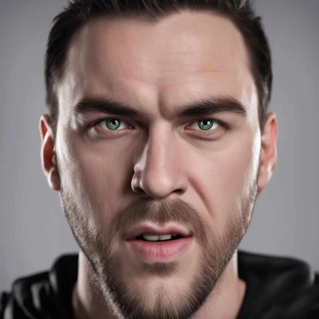 gaming face confident engaging wow artstation art 3