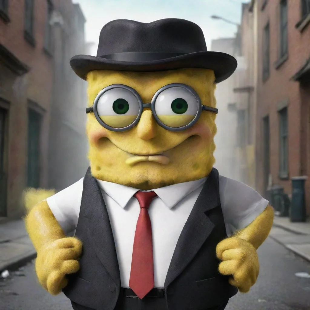 gangster spongebob