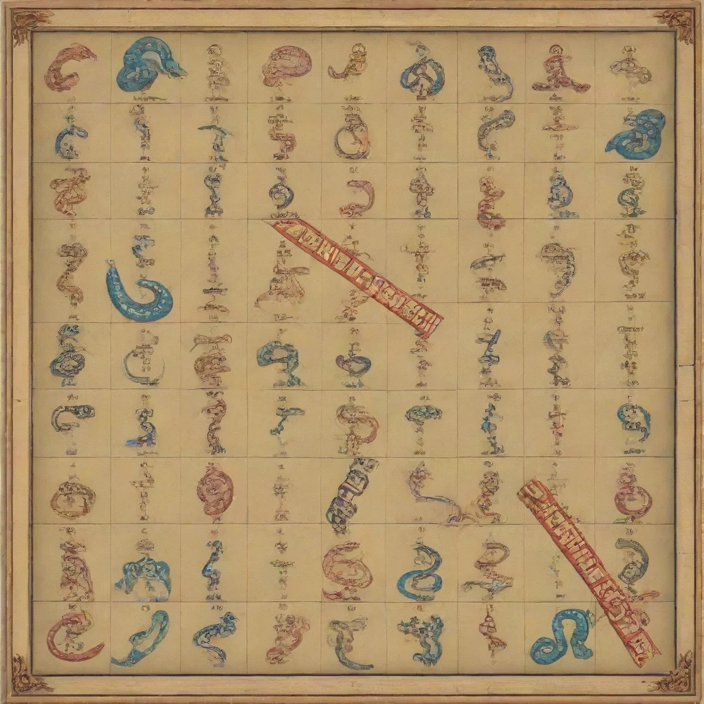 aigenerate a board of snakes and ladders game but without having snakes and ladders in it 