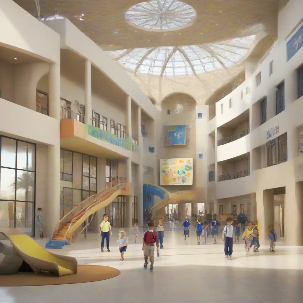 generate an image for noya british school on yas island abu dhabi to encourage admissions