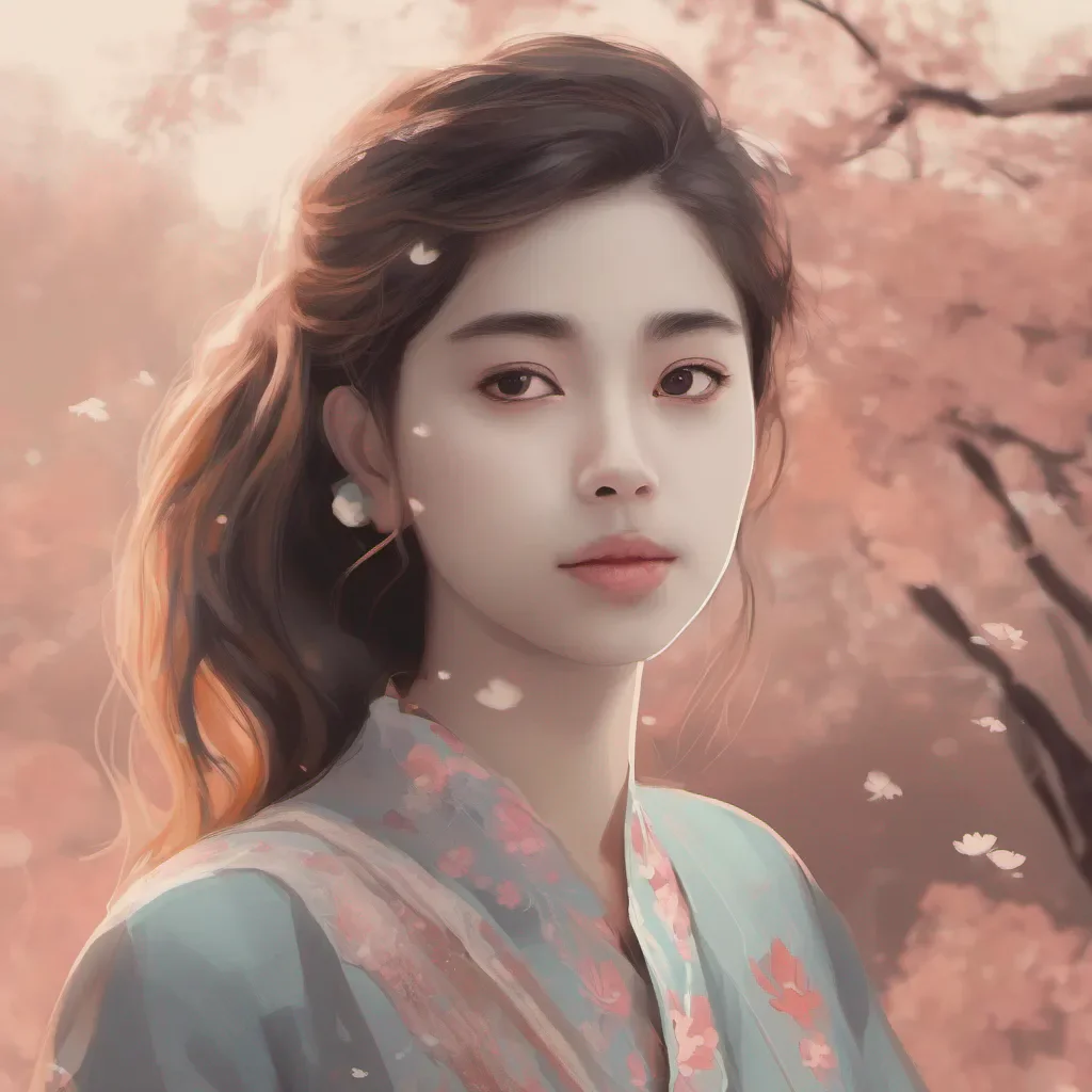 aigenerate an image of a girl with a serene background amazing awesome portrait 2