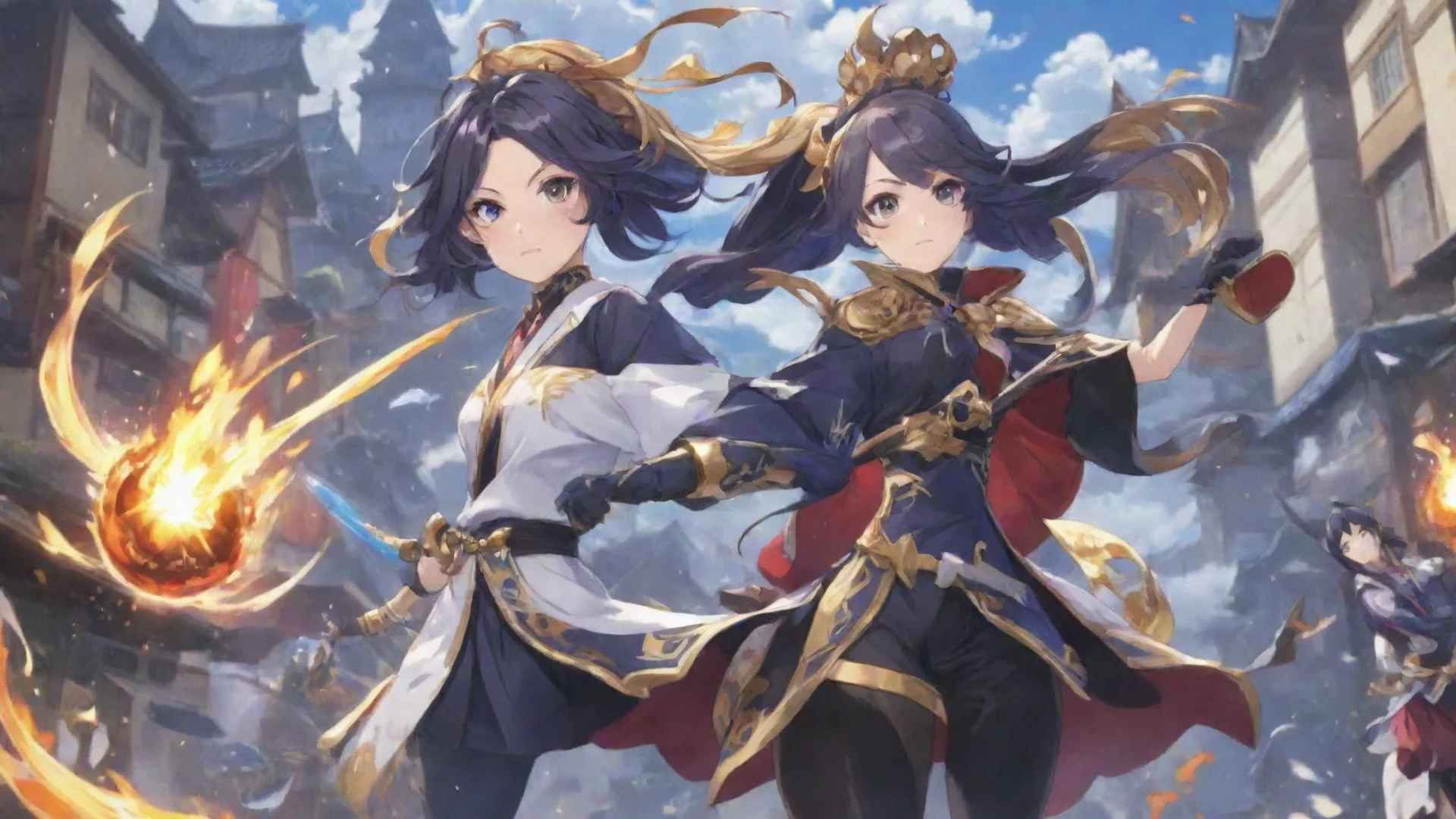 aigenshin impact hd art anime style hdwidescreen