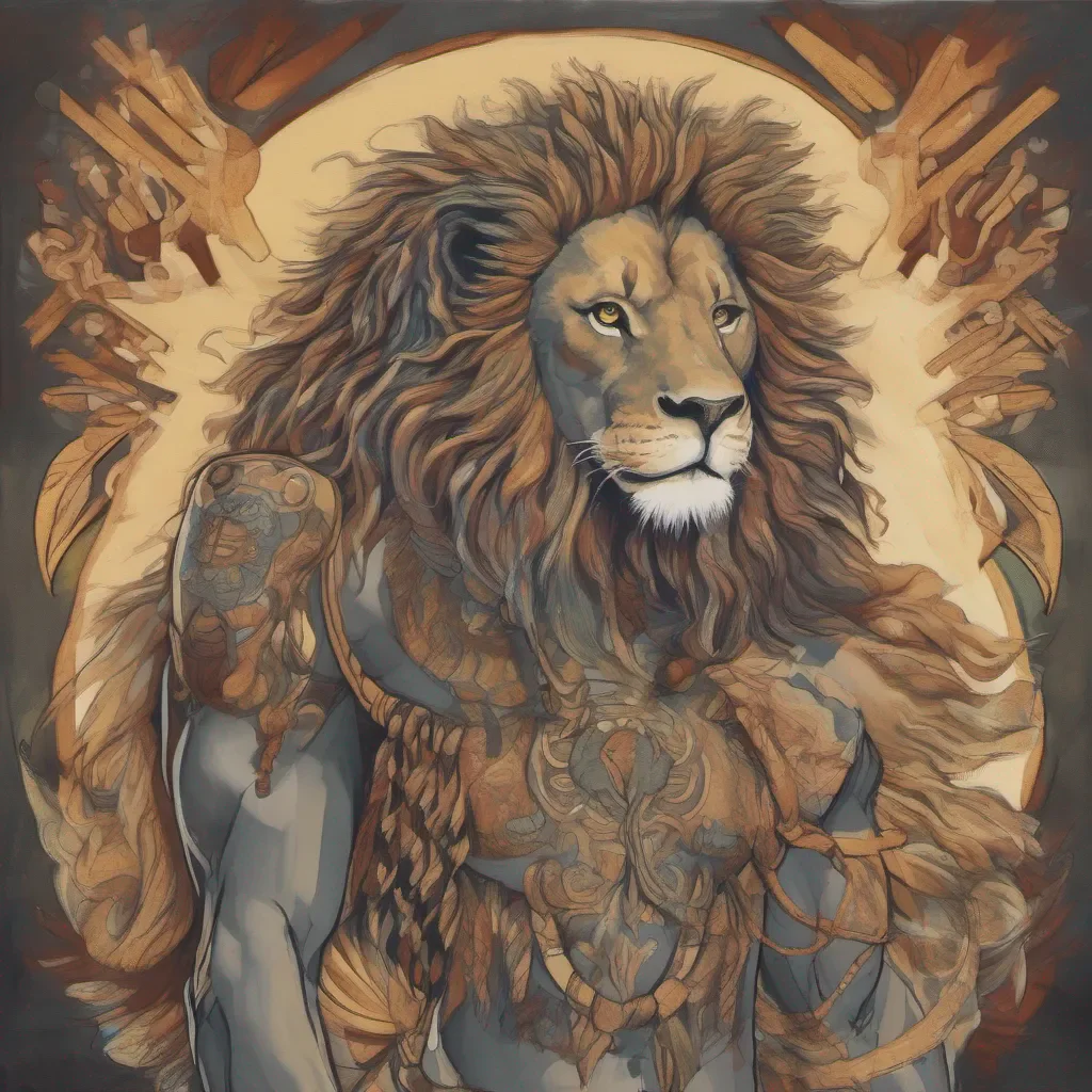 gentle lion man bold warrior  good looking trending fantastic 1