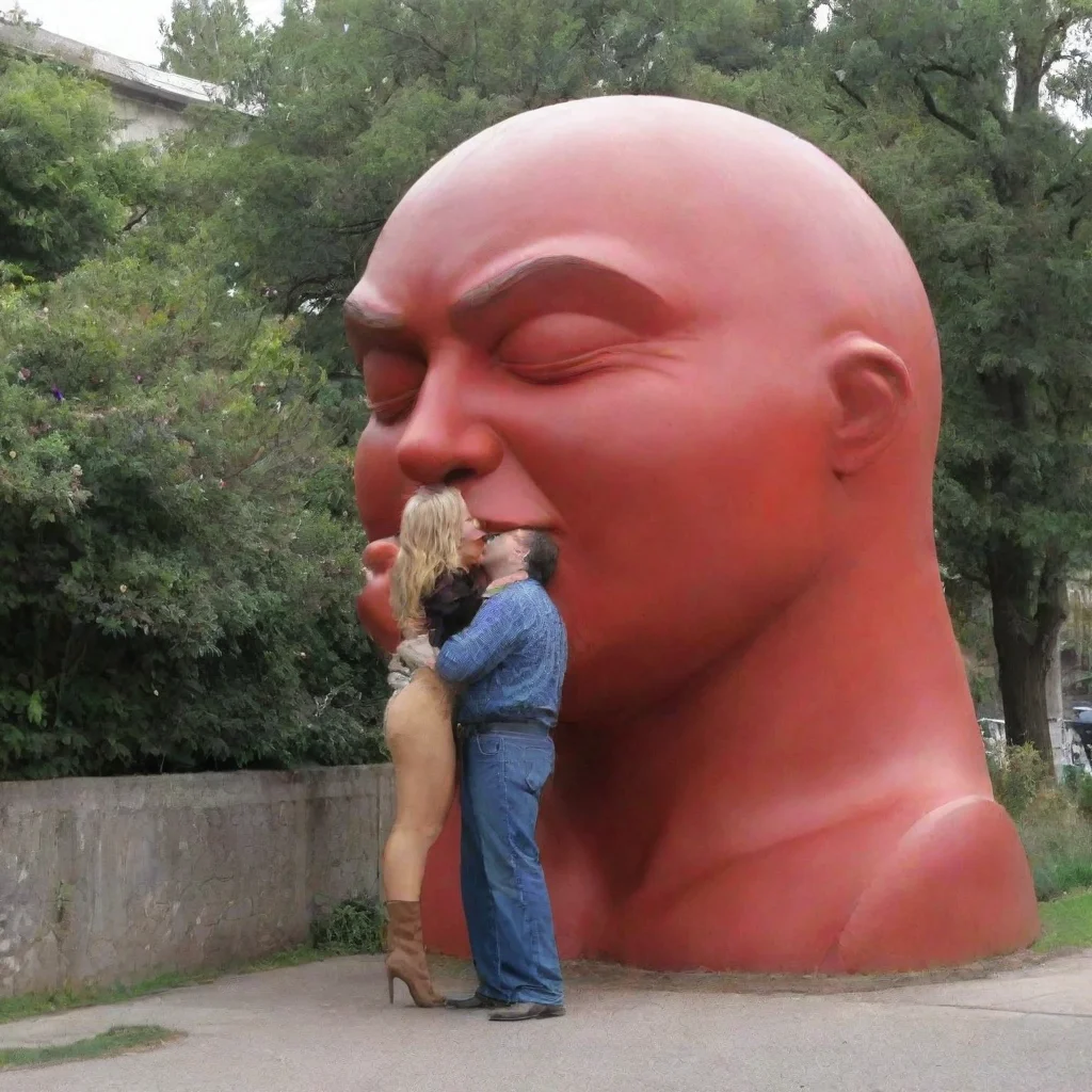 aigiant man kissing