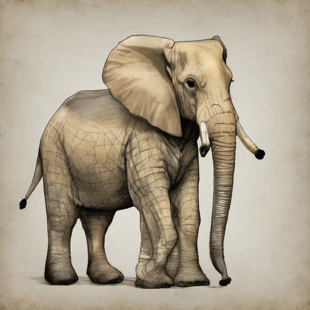 aigiraffelephant amazing awesome portrait 2