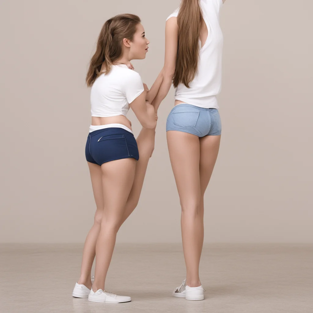 aigirl getting a wedgie  amazing awesome portrait 2