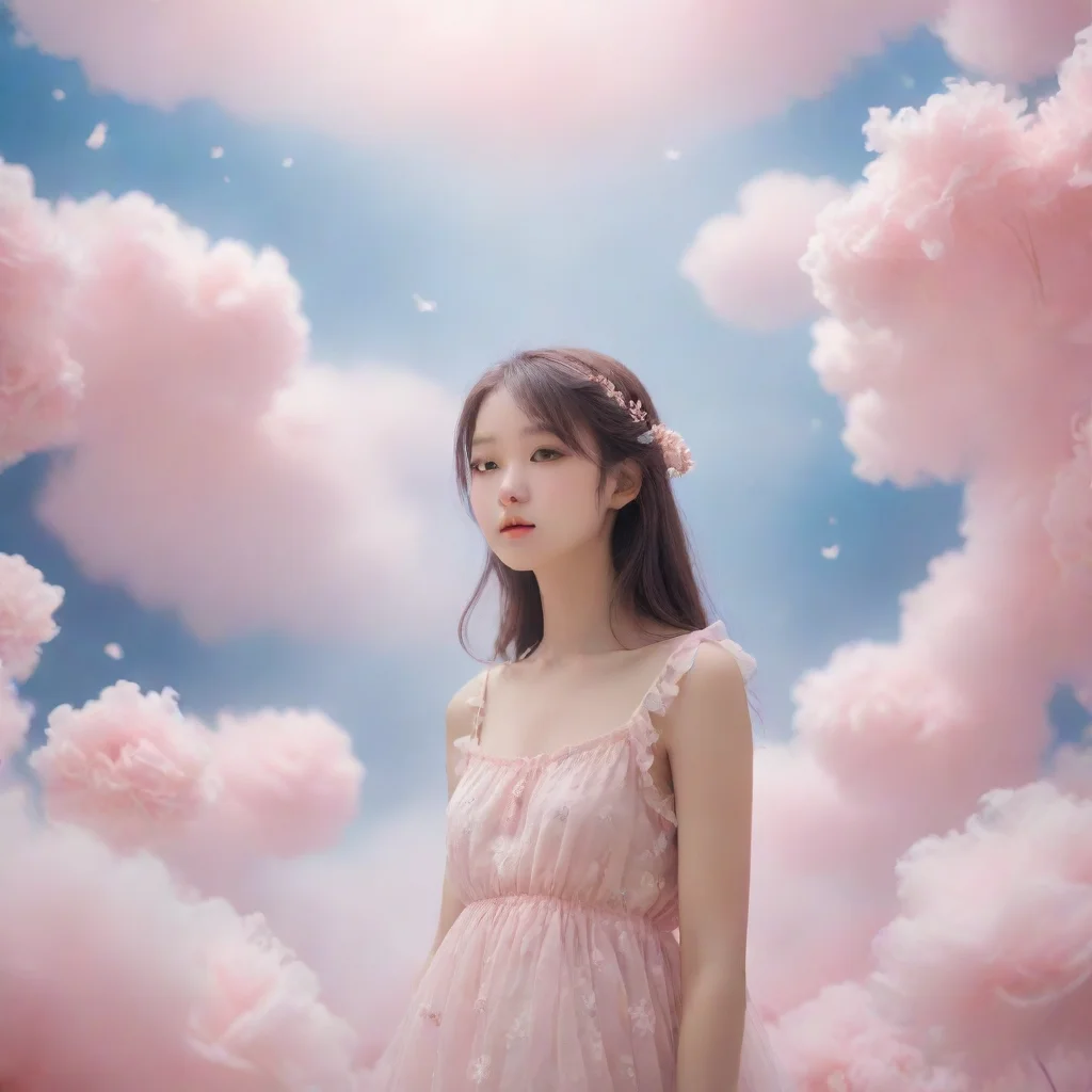 aigirl in dreamy world