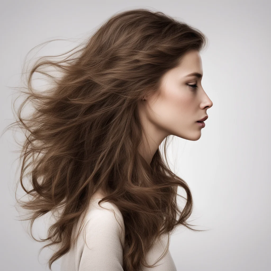 girl side profil flowing hair confident engaging wow artstation art 3