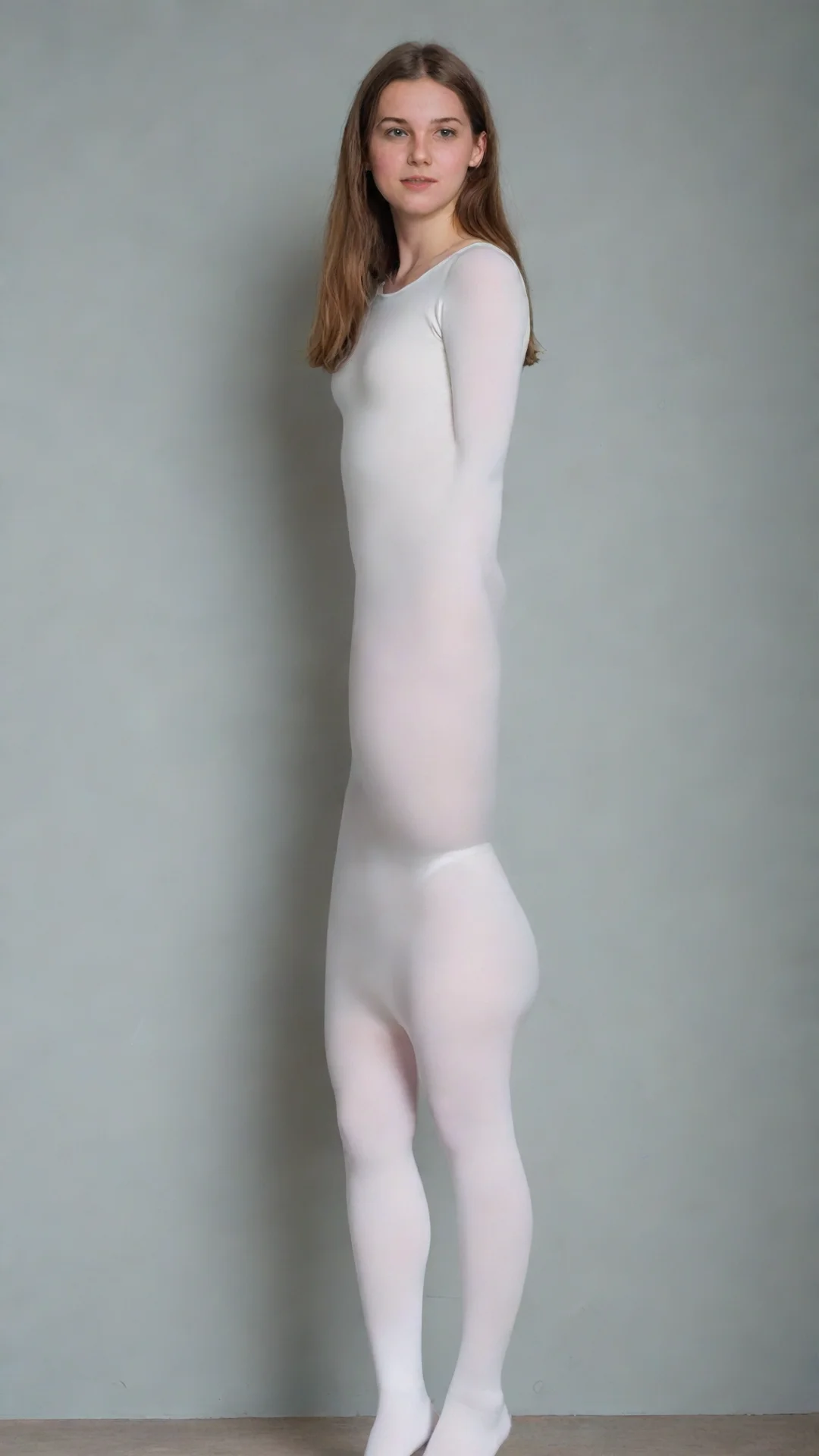 girl wearing white tights hdtall