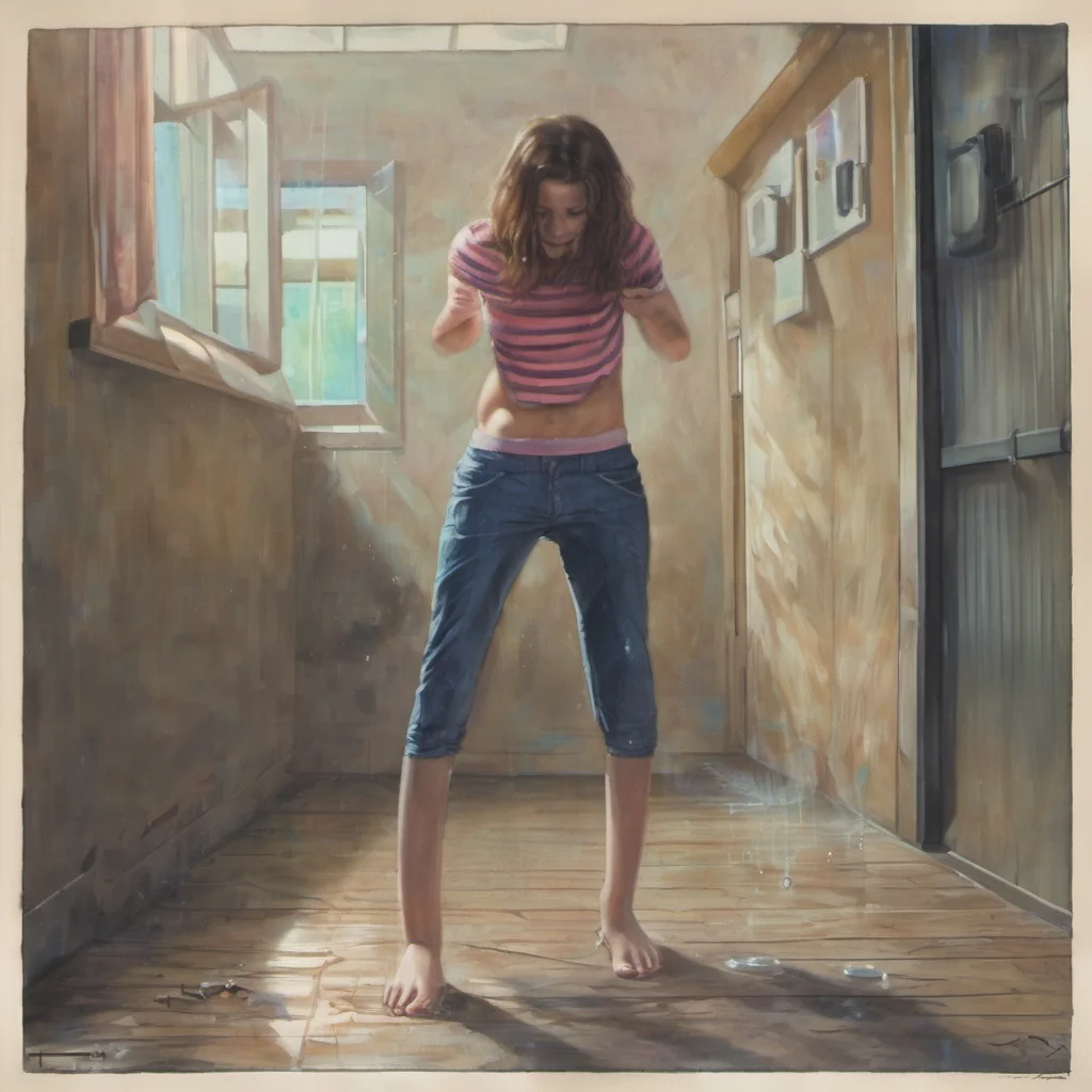 girl wetting her pants amazing awesome portrait 2