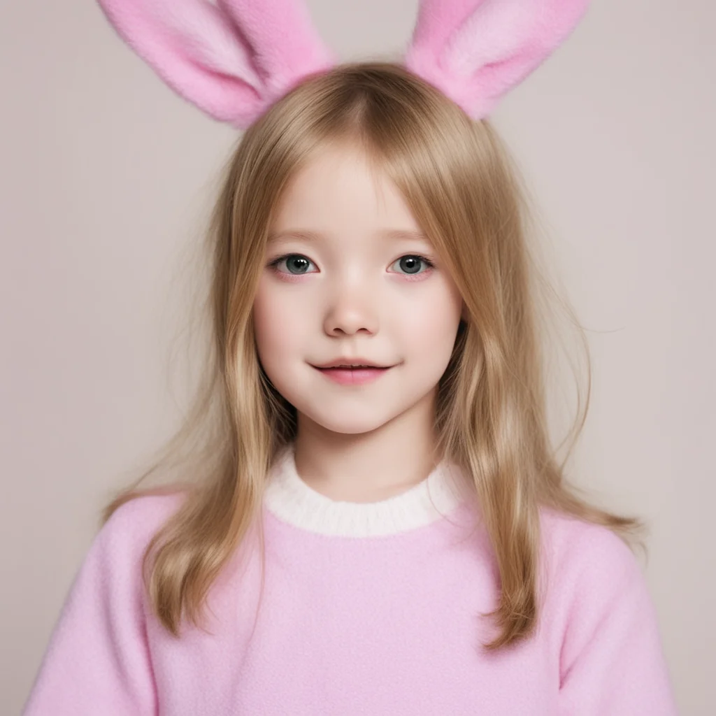 girl who look like a rabbit