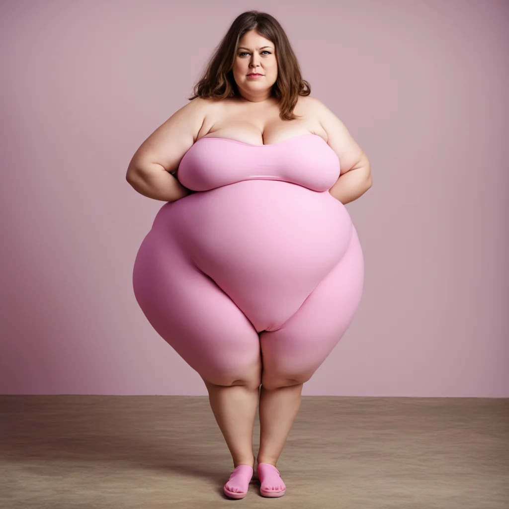 girl with a big belly