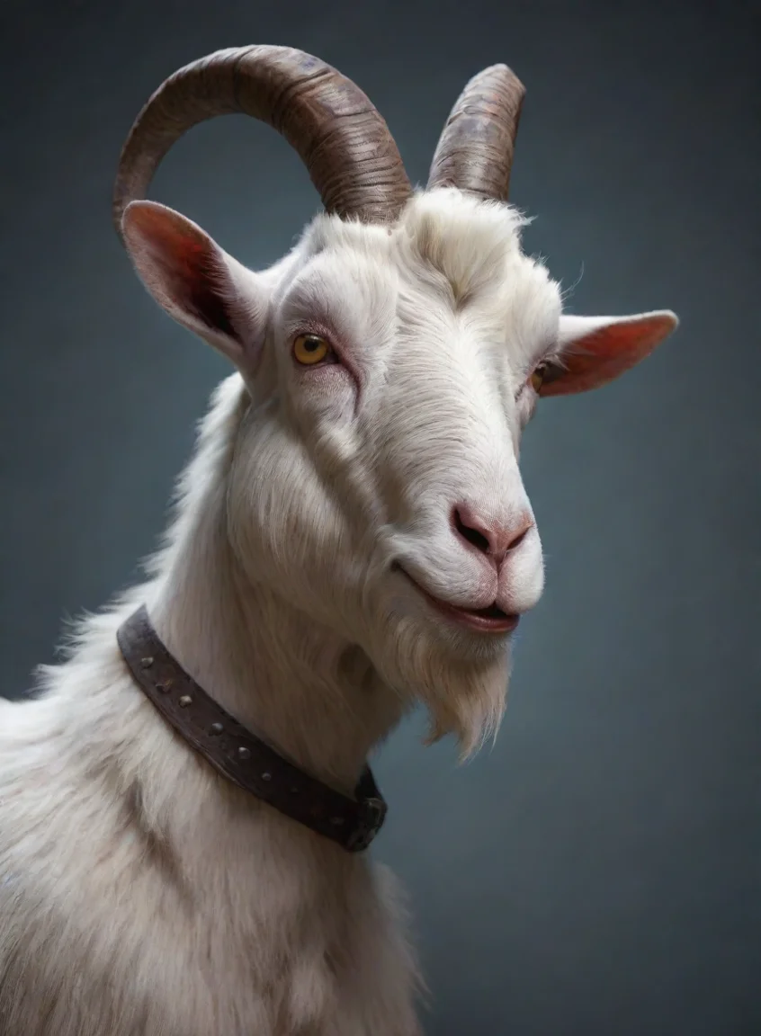 aigoat with sideburns epic artstation dslr portrait43