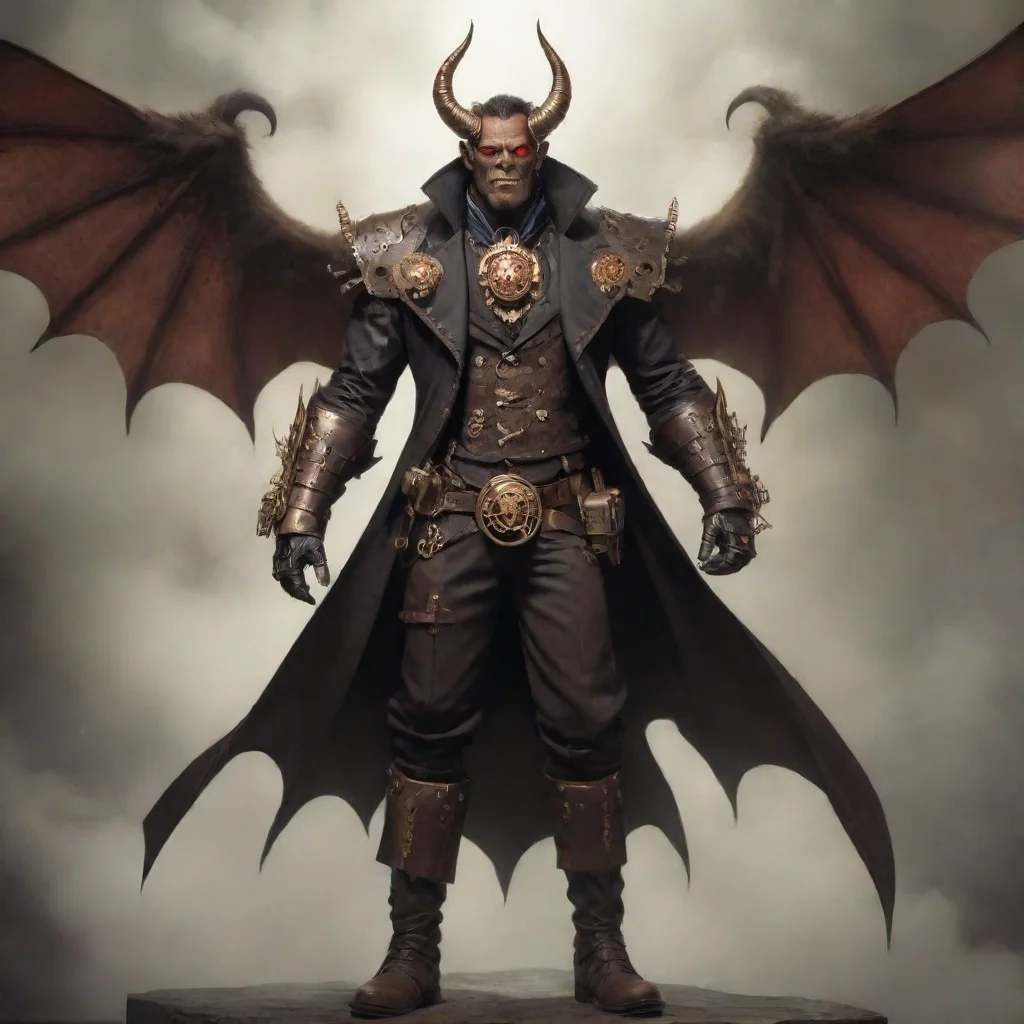 aigod demon masculine steampunk