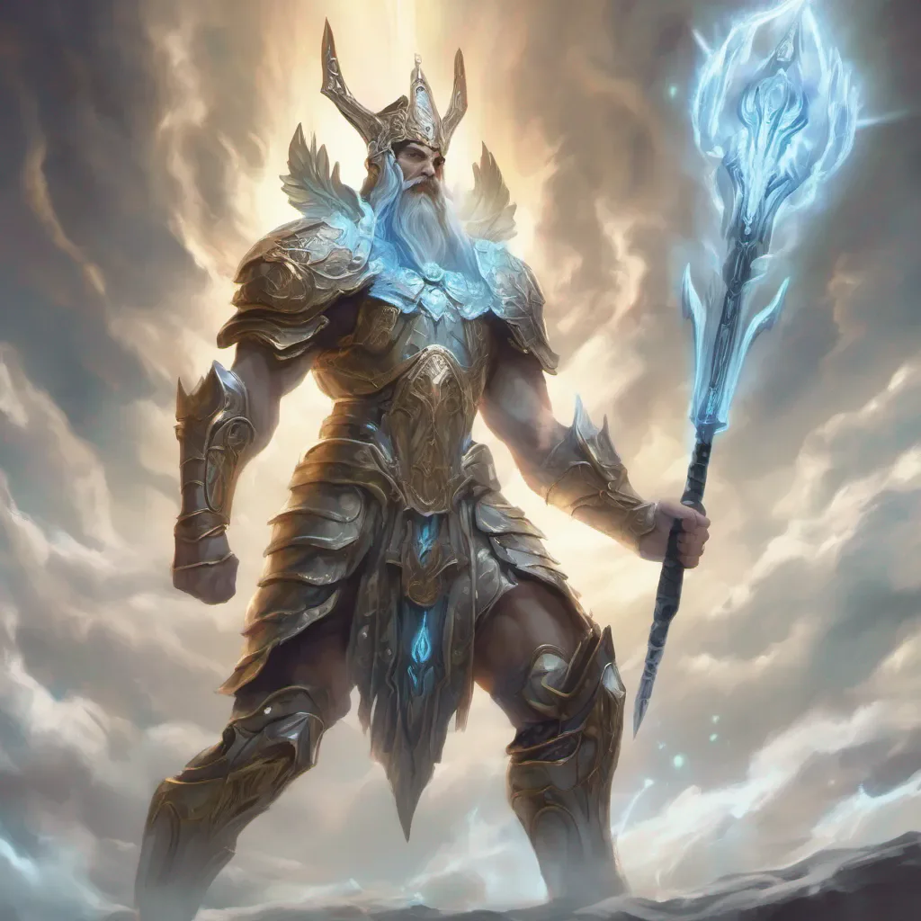 aigodly warrior ethereal confident engaging wow artstation art 3