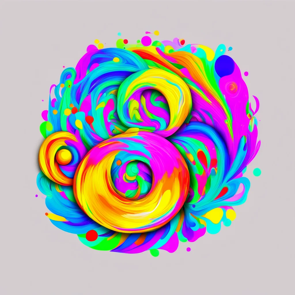 aigogh e swirl art colorful letter e logo e e e