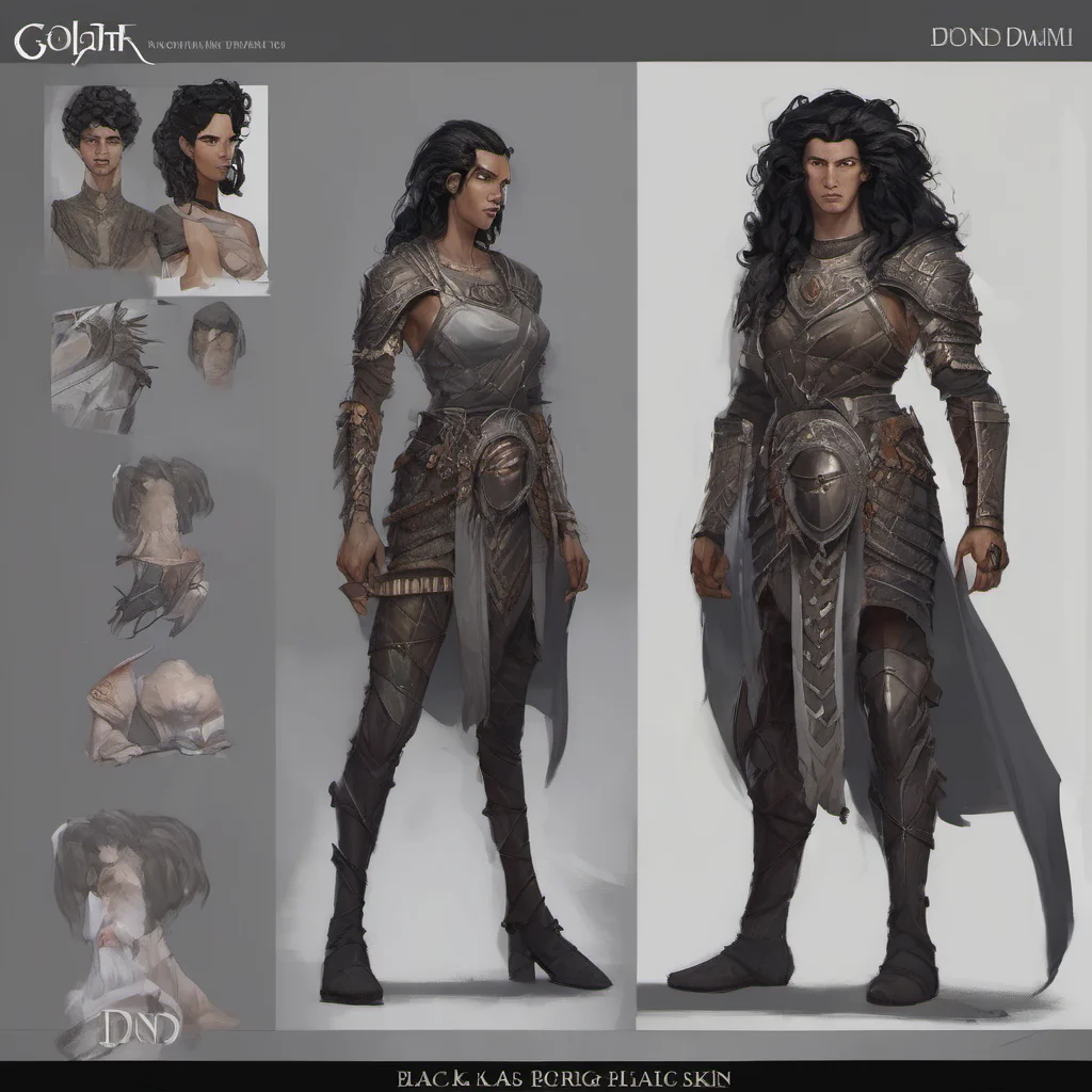 aigoliath black hair grey skin dnd