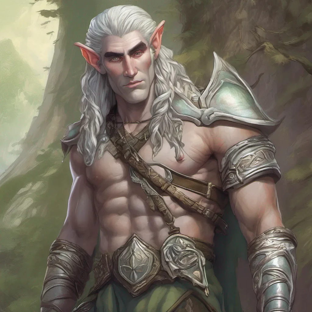 aigood looking elf giant confident engaging wow artstation art 3