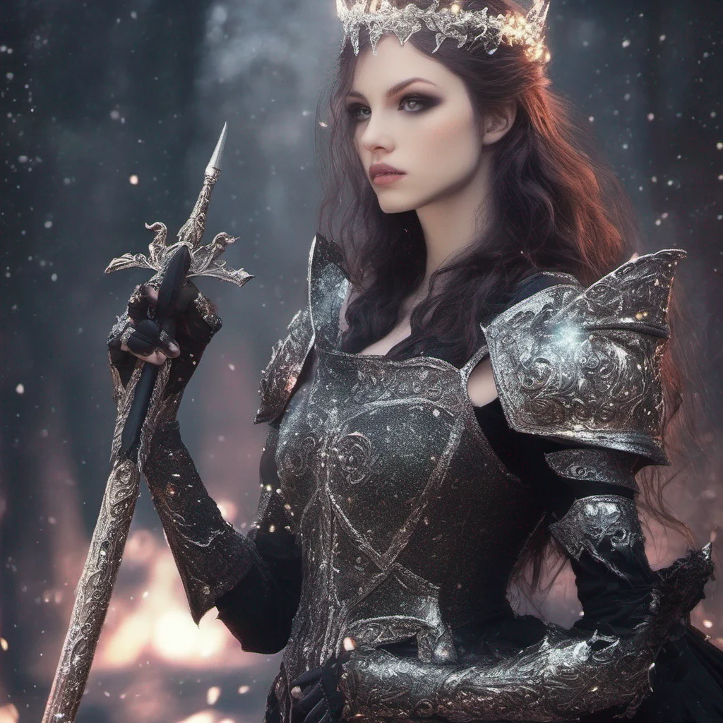 aigoth medieval fantasy art beauty grace magic sparkle staff weapon battle sword armor glitter