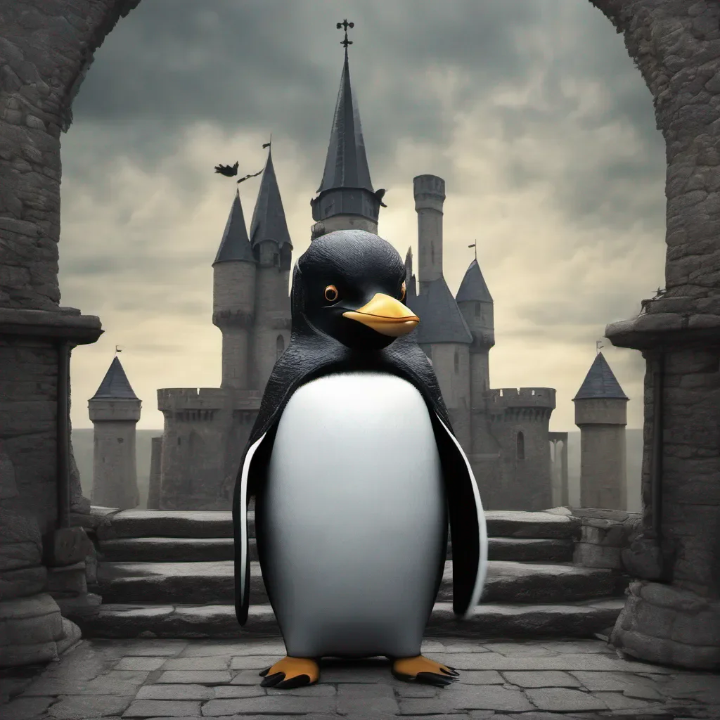 gothic penguin in castle good looking trending fantastic 1