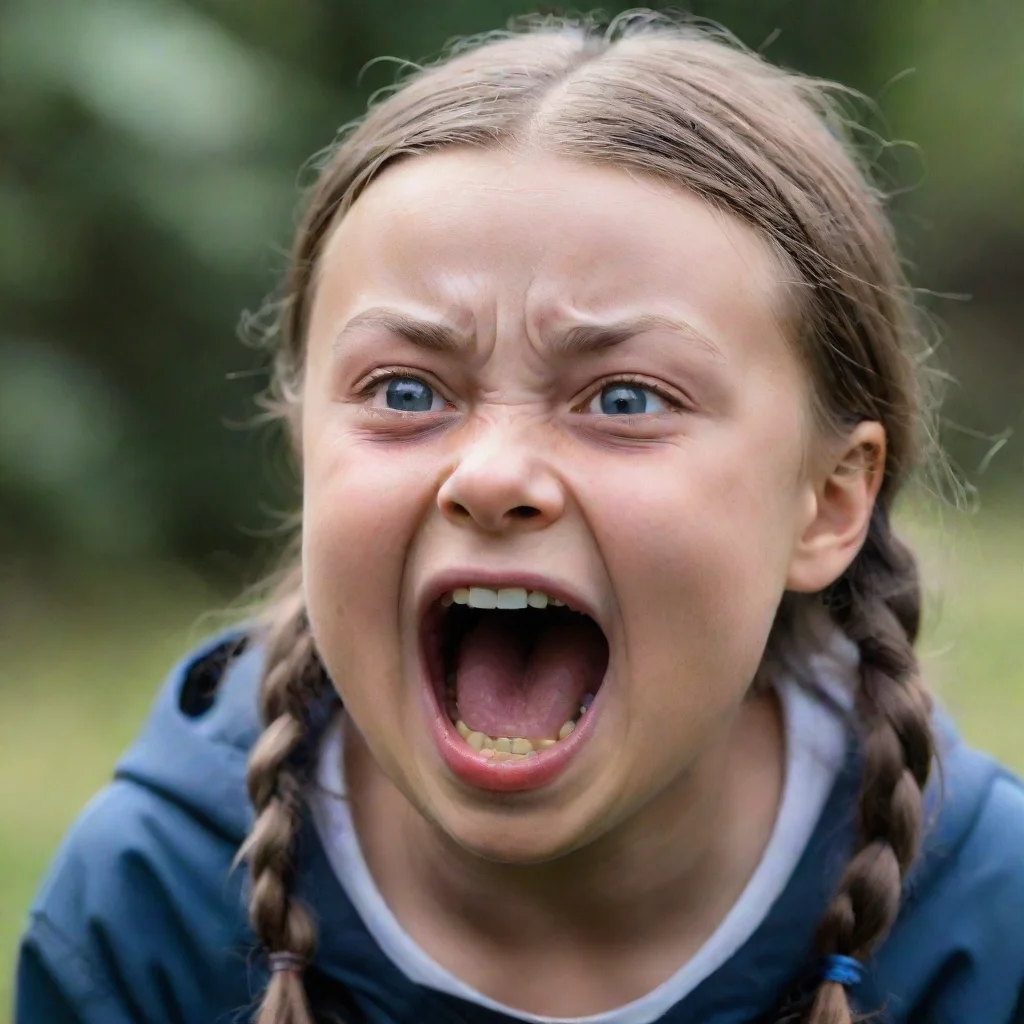 aigreta thunberg screaming