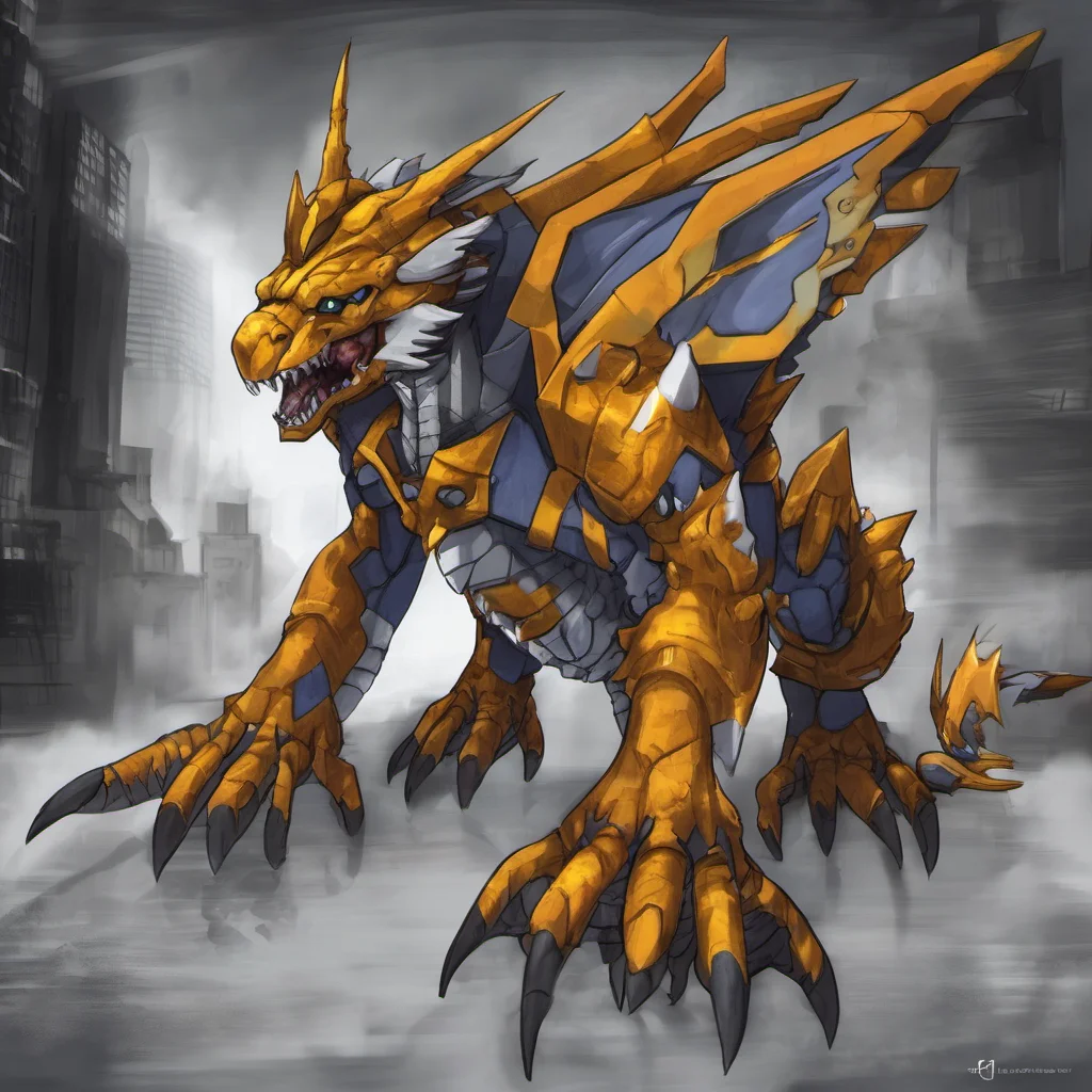 greymon confident engaging wow artstation art 3