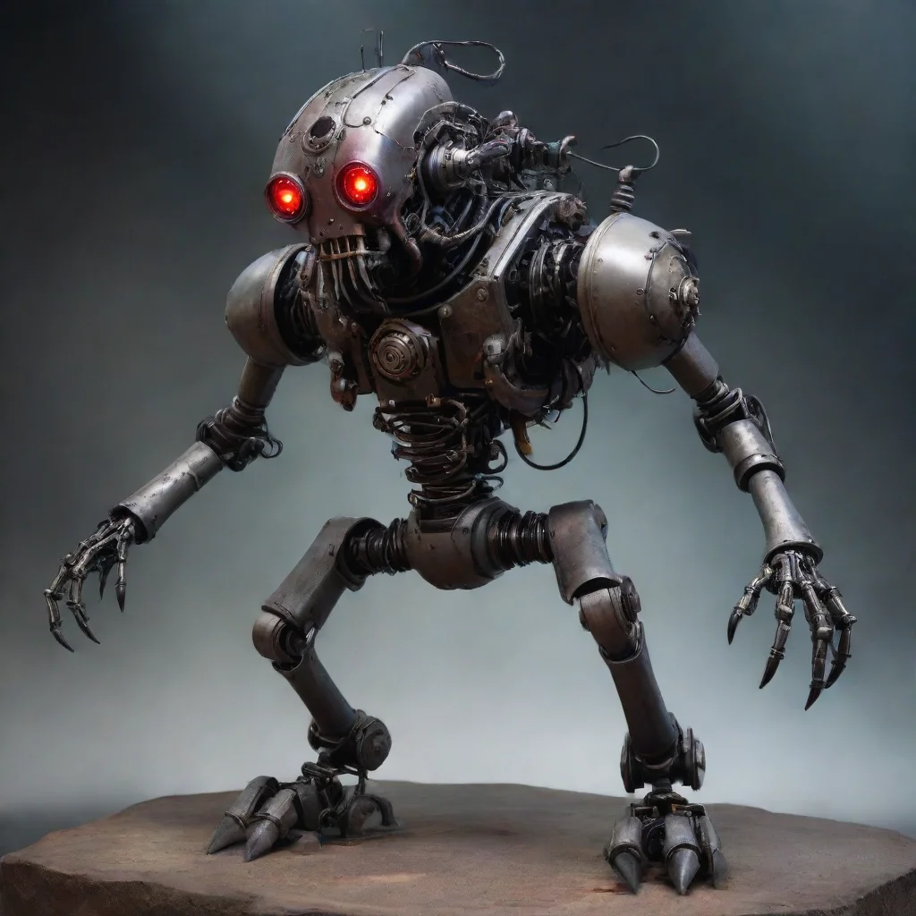 aigrimdark aetherophasic engine powered evil robot
