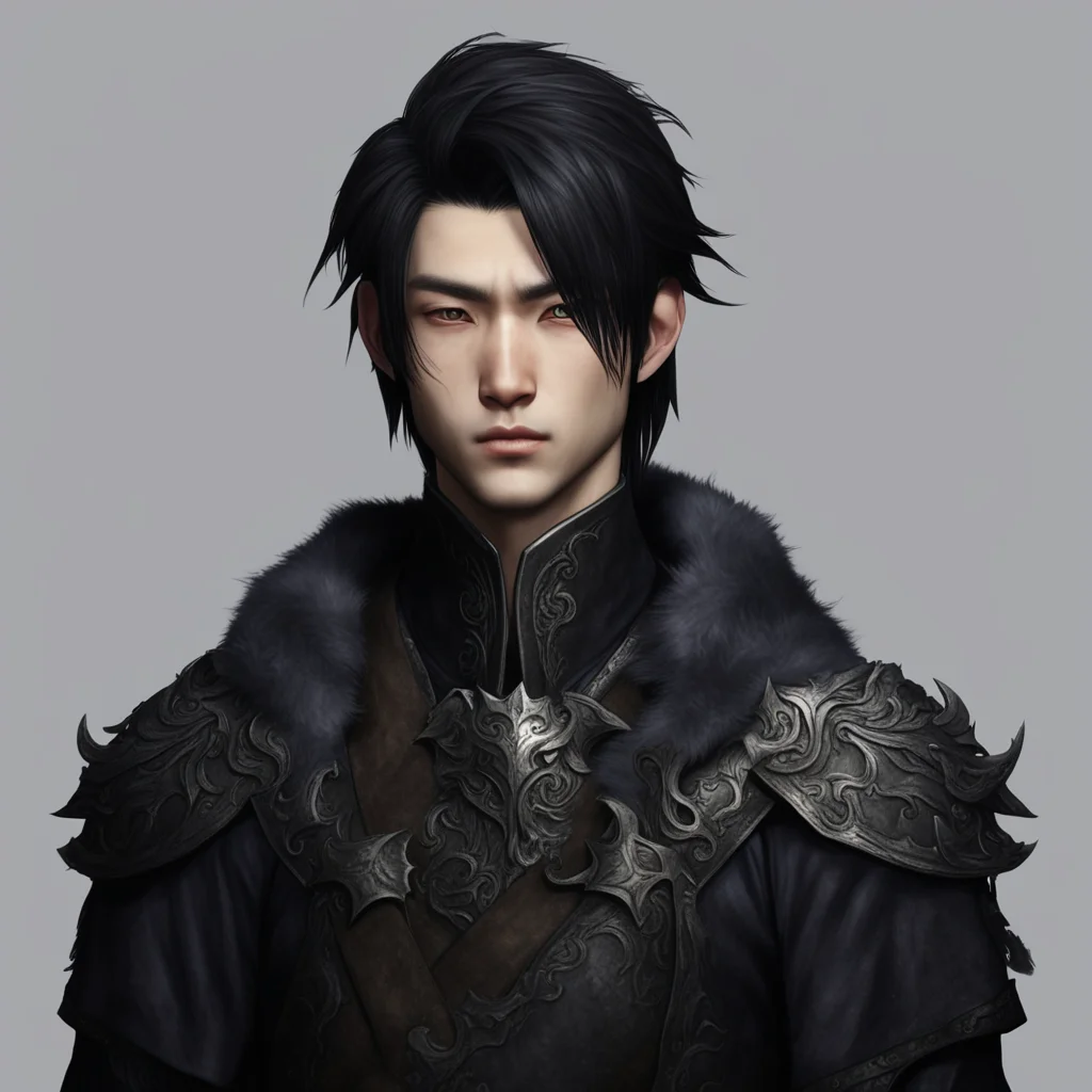 grimdark noble young male asian 