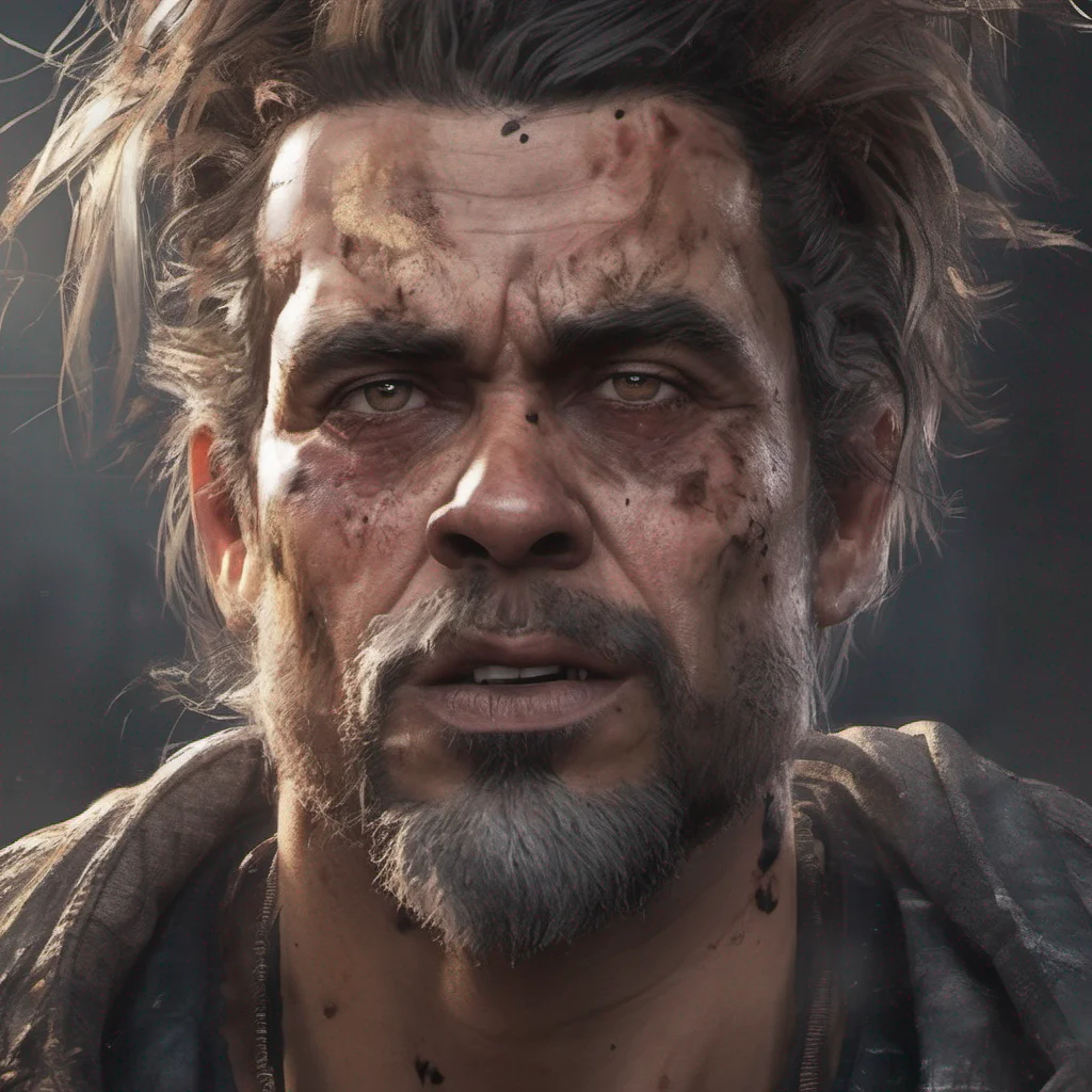 aigritty character game art portrait  stunning trending real kind tough 