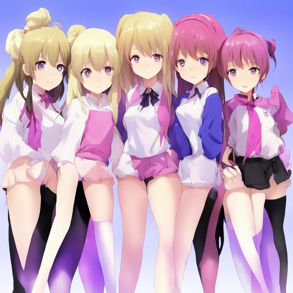 aigroup of anime girls amazing awesome portrait 2