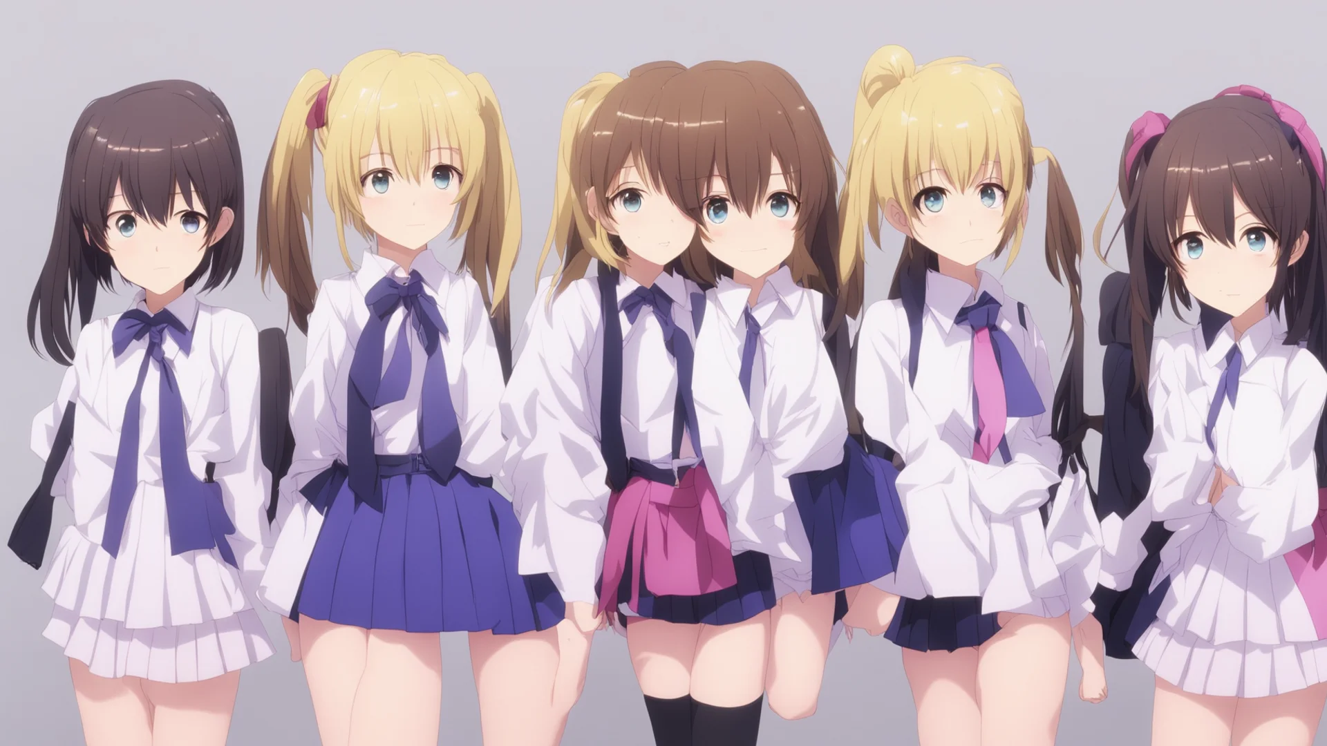 group of anime school girls good looking trending fantastic 1 wide