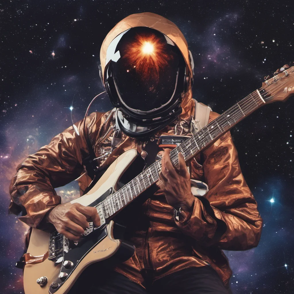 guitarist in deep space good looking trending fantastic 1