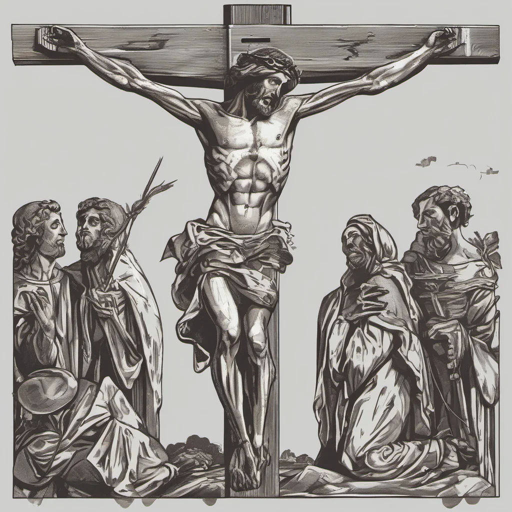 guy crucified amazing awesome portrait 2