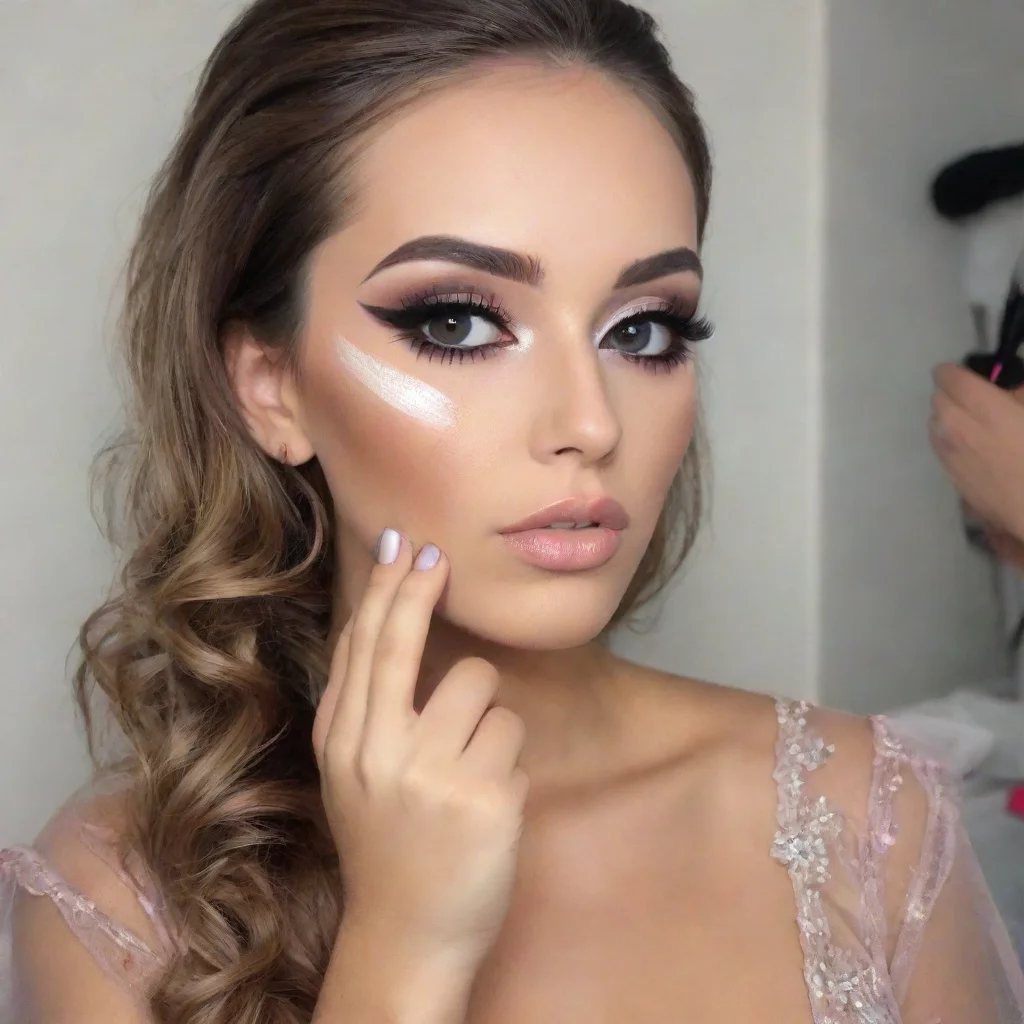 aihagame un tocador lleno de maquillaje